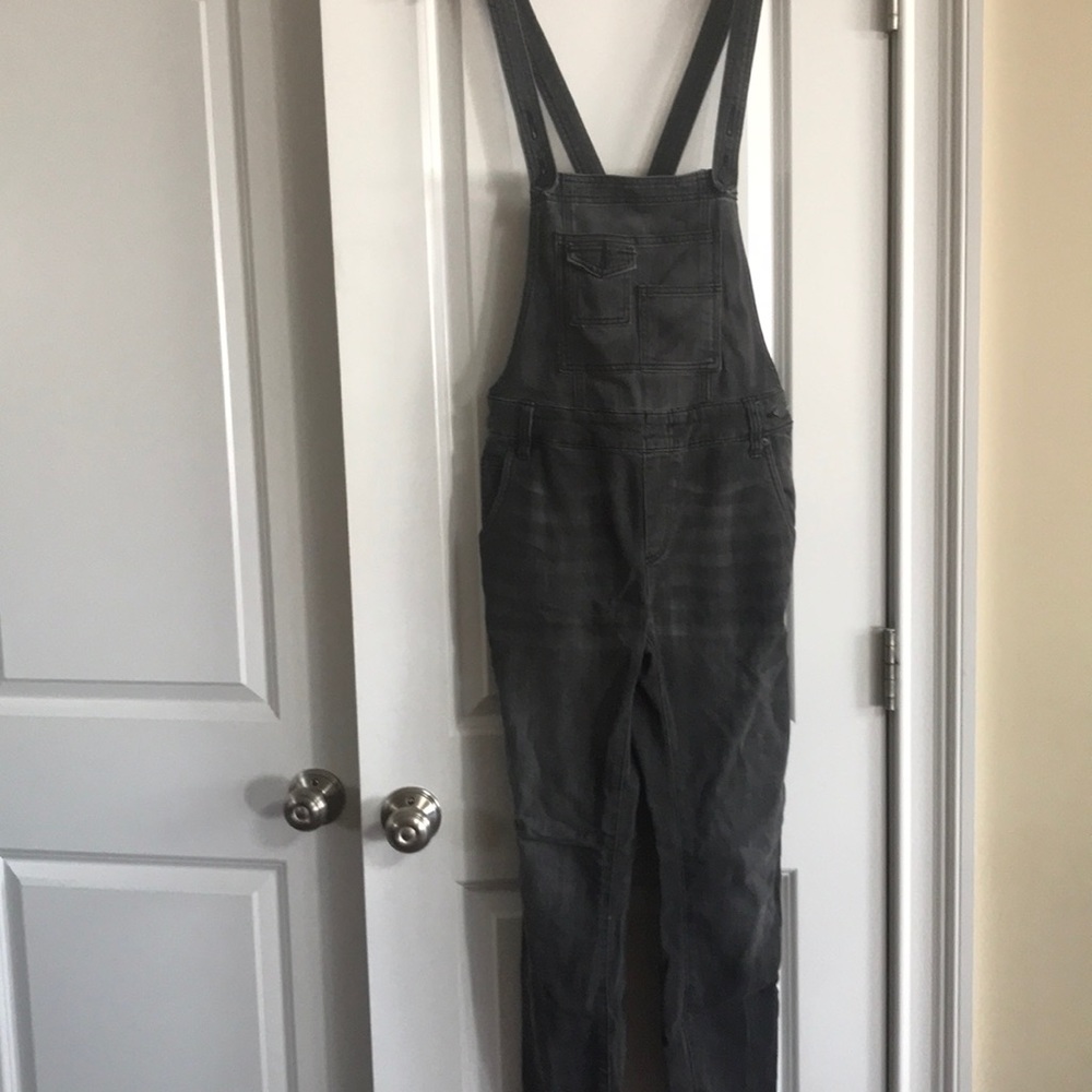 Free People Faded Black Overalls, Sz 26